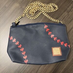 St. Louis Cardinals Purse Womens One Size Blue MLB Baseball Chain Bag Crossbody